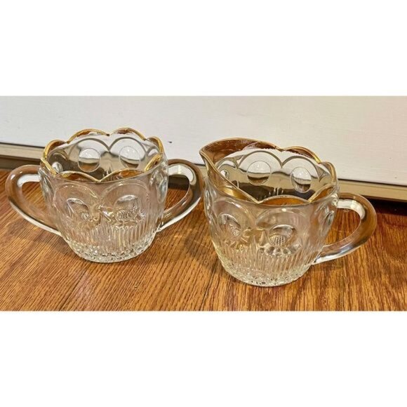 Vintage Bartlett & Collins Manhattan Bowl and cream and sugar set - Picture 3 of 15